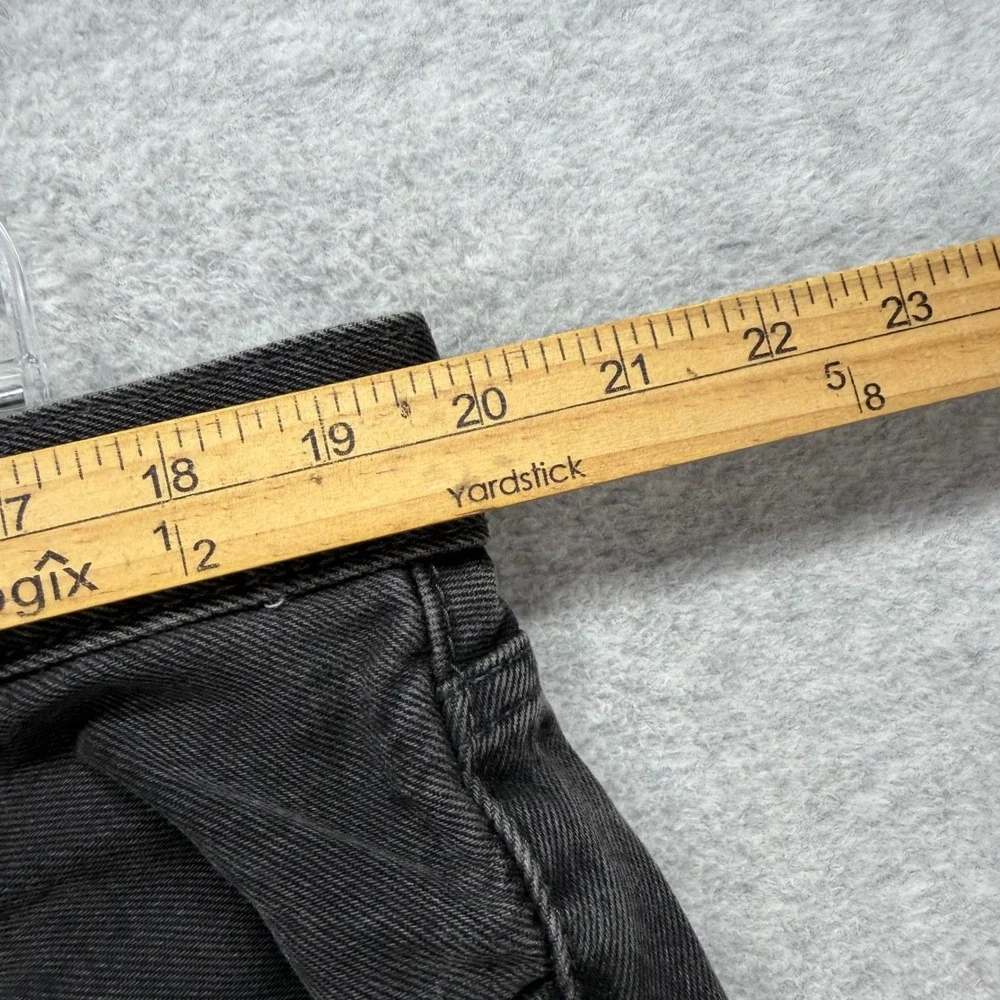 Levis‎ 505 Regular Fit Jeans Mens 40x28* Black Denim Pants Faded Straight Work